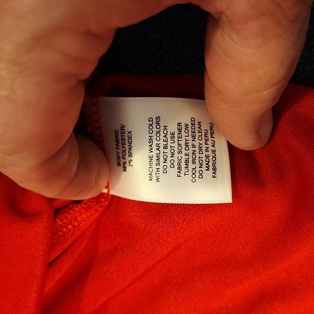 Top Golf Red Polo - Medium Activewear - Picture 10 of 11